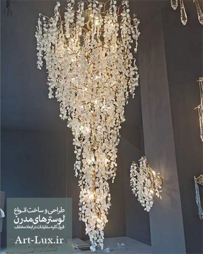 لوستر شکل سکه ای