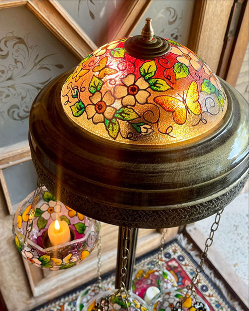 کنار سالنی برنز شمعی