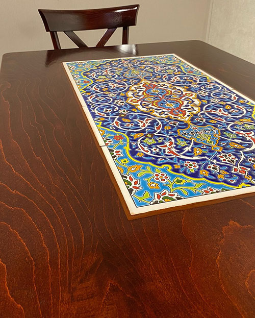 میز غذا خوری چوبی بزرگ