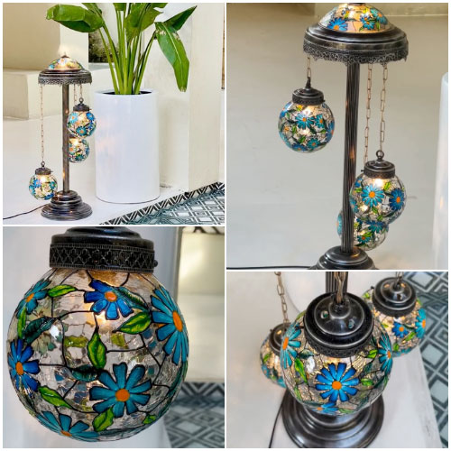 شمعدان ایستاده توپی