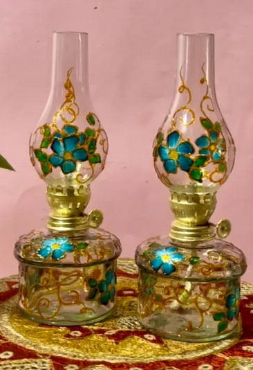 چراغ نفتی کوچک سنتی مناسب کافه و رستوران