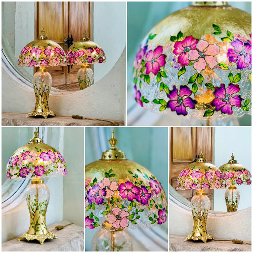 چراغ رومیزی خوشگل کادویی چراغ رومیزی خوشگل کادویی