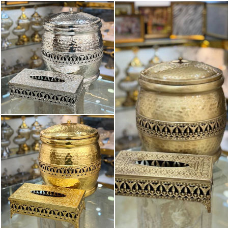 قیمت سطل و جا دستمال کاغذی پیوتر قیمت سطل و جا دستمال کاغذی پیوتر