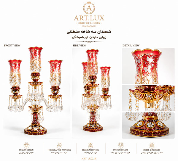 luxury crystal candle holder set placed in elegant European style living room with marble and gold decor luxury crystal candle holder set placed in elegant European style living room with marble and gold decor