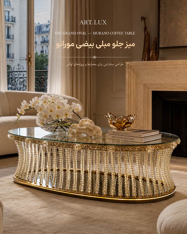 طاولة استقبال كريستالية كبيرة بتصميم أوروبي فاخر للمشاريع الراقية طاولة استقبال كريستالية كبيرة بتصميم أوروبي فاخر للمشاريع الراقية