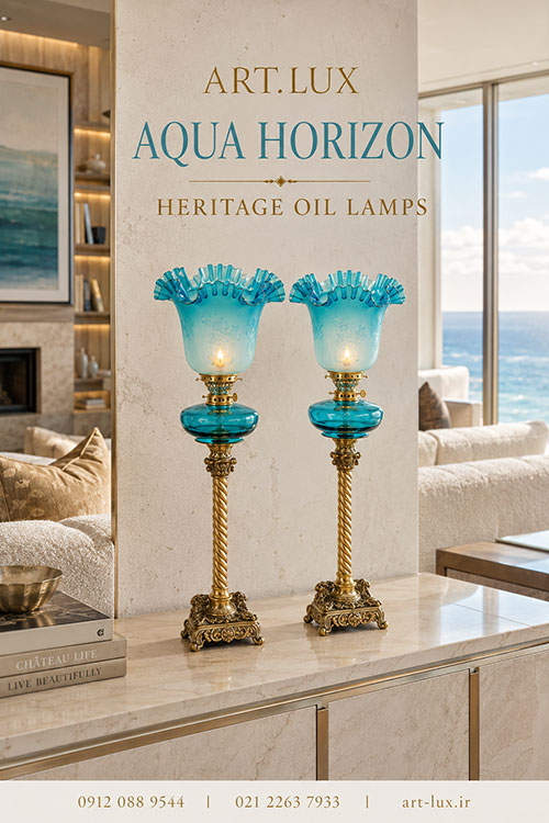 شمعدان نفتی لوکس ART.LUX مدل Heritage Oil Lamp Collection در شش رنگ شمعدان نفتی لوکس ART.LUX مدل Heritage Oil Lamp Collection در شش رنگ