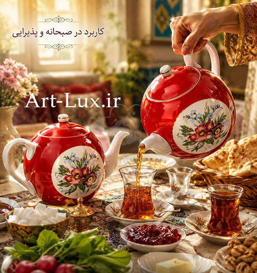 قوری گردنر گلدار لوکس برای پذیرایی و دکور منزل قوری گردنر گلدار لوکس برای پذیرایی و دکور منزل