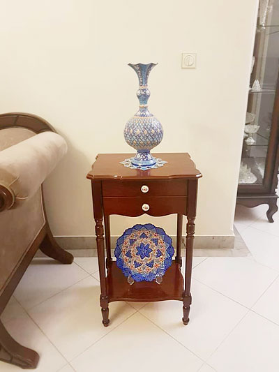 میز خاطره با چوب راش