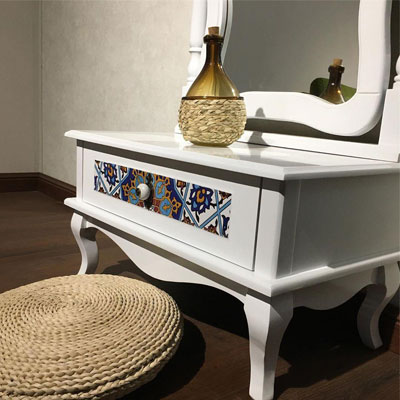 اینه و کنسول چوبی شیک