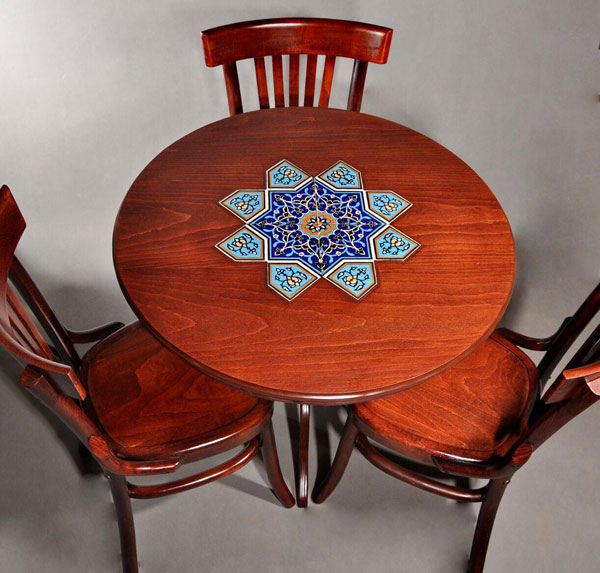 میز ناهار خوری چوبی 3 نفره
