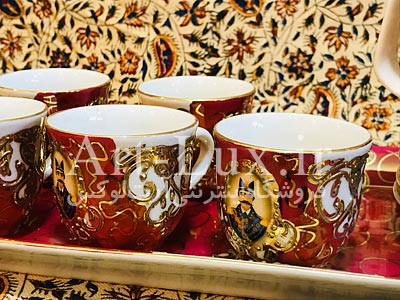 قهوه خوری چینی قاجاری