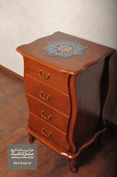 میز گرام چوبی کشویی