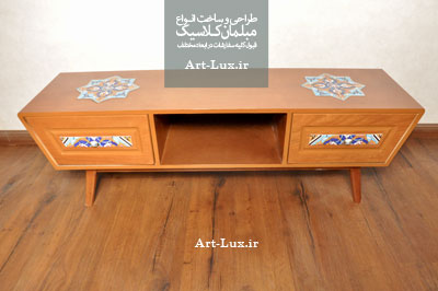 میز تلویزیون چوبی کلاسیک