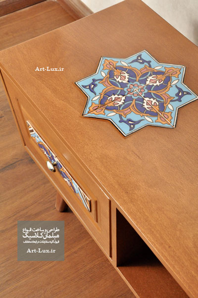 میز تلویزیون چوبی