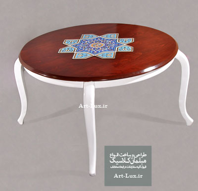 کنار مبلی با چوب راش