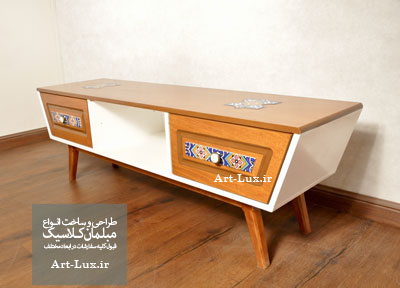 میز تلویزیون چوبی