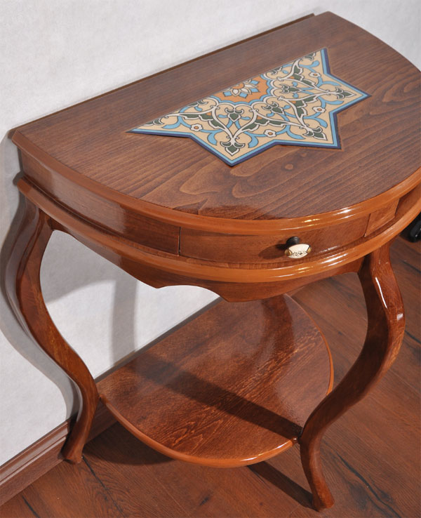 خرید کنسول چوبی معرق