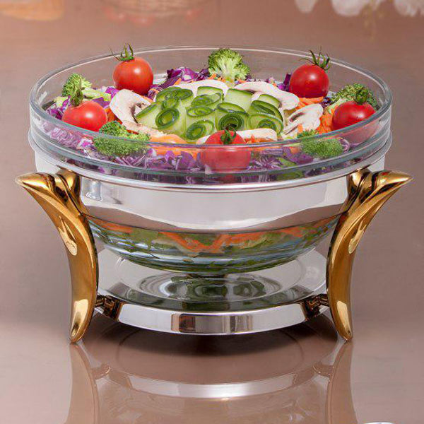سالاد خوری استیل گرد
