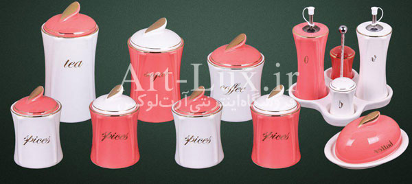 سرویس جا ادویه صورتی