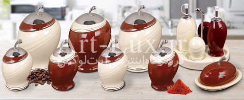 خرید سرویس جا ادویه ای قرمز