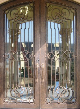 درب آهنی ورودی خانه