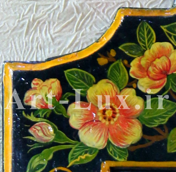 آینه طرح گل و مرغ