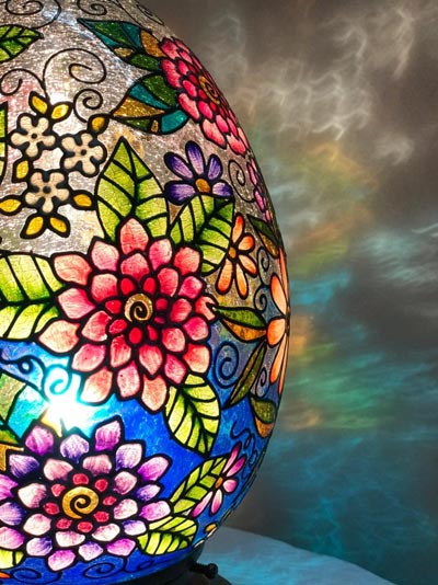 چراغ رومیزی سنتی ایرانی