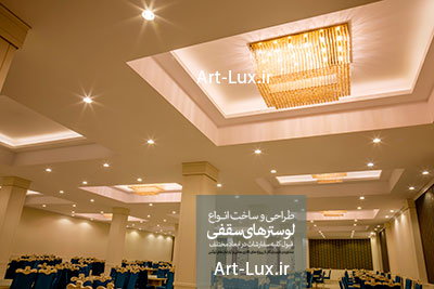 لوستر سقفی کریستال
