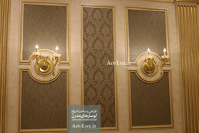انواع دیوارکوب کریستالی بزرگ