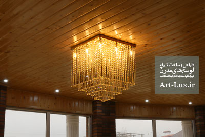 لوستر سقفی کریستال