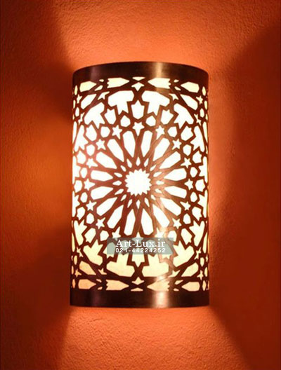 دیوارکوب برنجی گره چینی