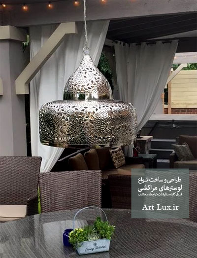 لوستر سنتی برای بالای میز غذا خوری