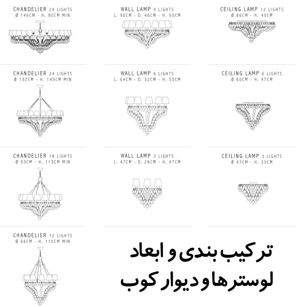 طراحی لوستر تالاری