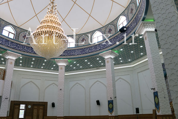 لوستر برنزی مسجدی
