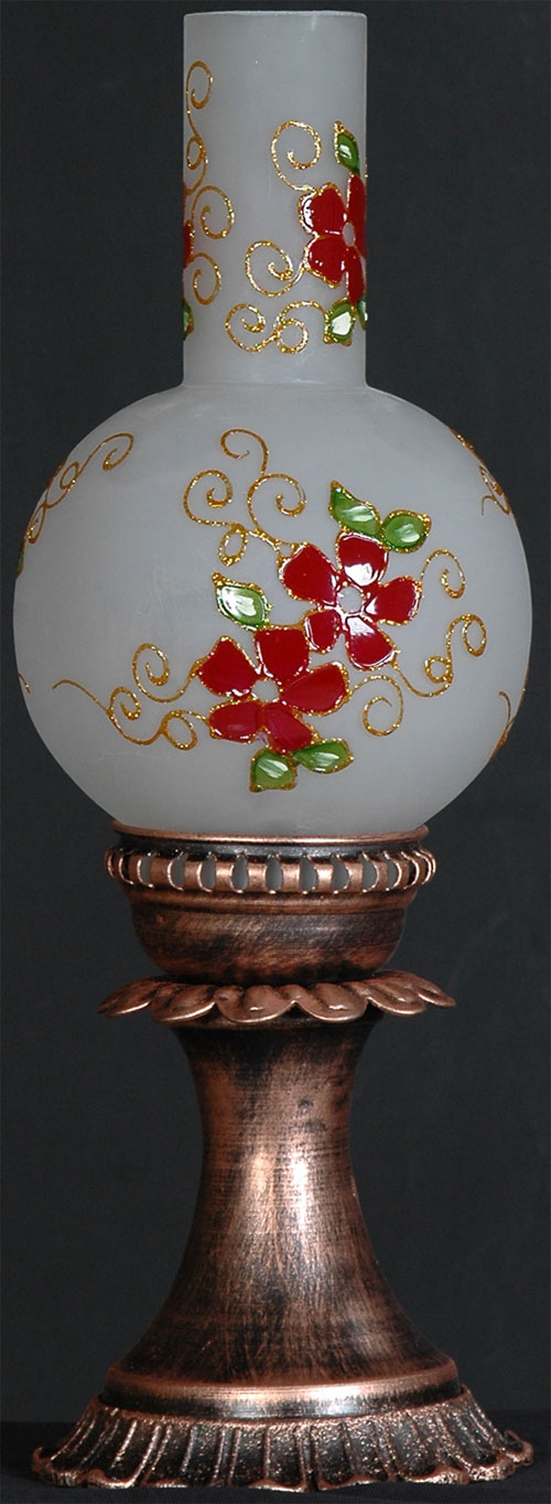 چراغ مدل فانوسی رومیزی