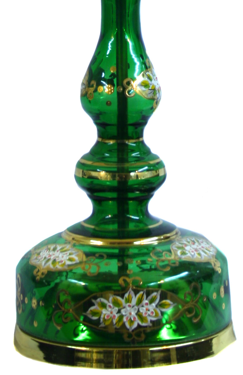 پایه شمعدان طرح چک سبز