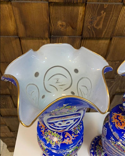 شمعدان سه پوست دایره ای