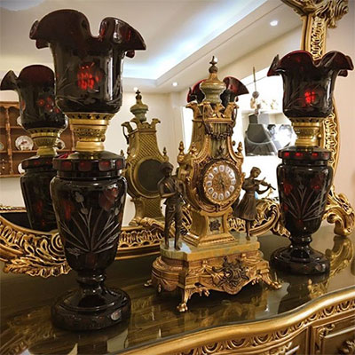 چراغ کریمخانی تراش دار زیبا