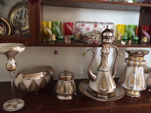 جعبه ظروف کریستال ترکیه ای