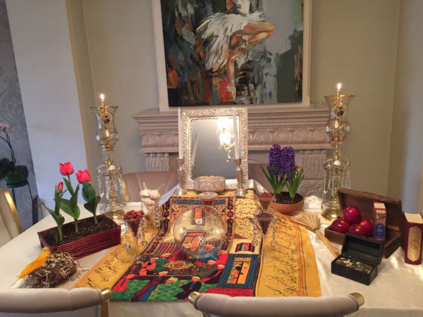 شمعدان برای سفره هفت سین