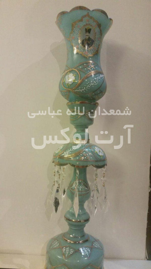 خرید اینترنتی شمعدان شاه عباسی فیروزه ای