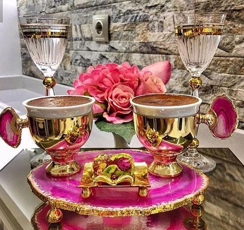 قهوه خوری برنجی ترکیه ای