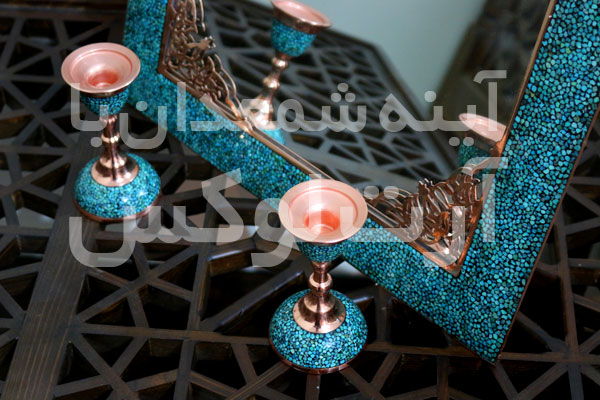 خرید شمعدان فیروزه کوب در تهران